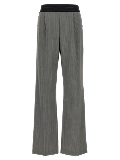 Helmut Lang Chevron Pants In Black