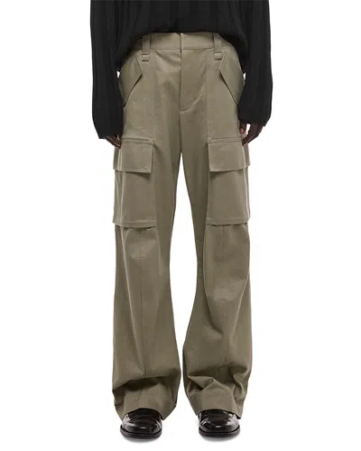 Helmut Lang Chino Cargo Pants In Green