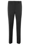 Helmut Lang Wool Bootcut Pants Black In Black