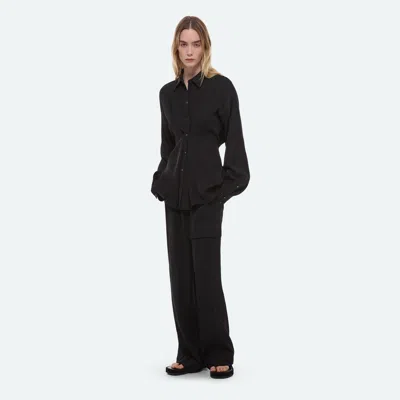 Helmut Lang Cinched Shirt In Black