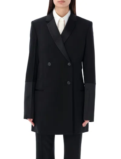 Helmut Lang Classic Black Tuxedo Jacket For Sophisticated Women