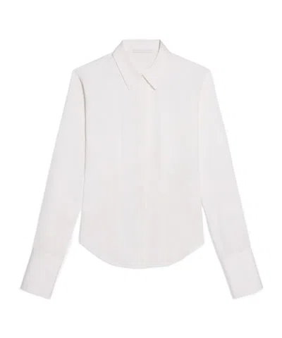 Helmut Lang Classic-collar Poplin Shirt In White