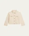 Helmut Lang Classic Denim Trucker Jacket In Neutral