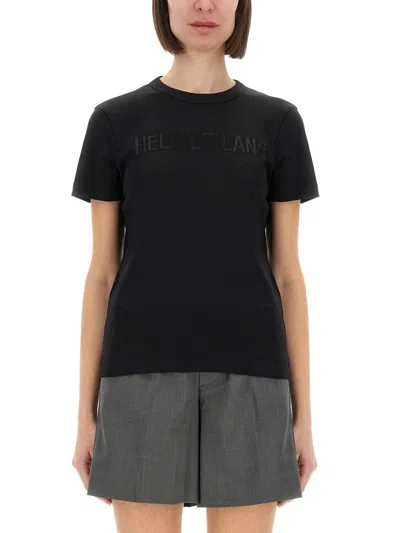 Helmut Lang Classic Logo T-shirt In Black