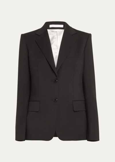 Helmut Lang Classic Single-breasted Blazer In Black