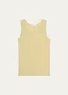 Helmut Lang Classic Tank Top In Yellow