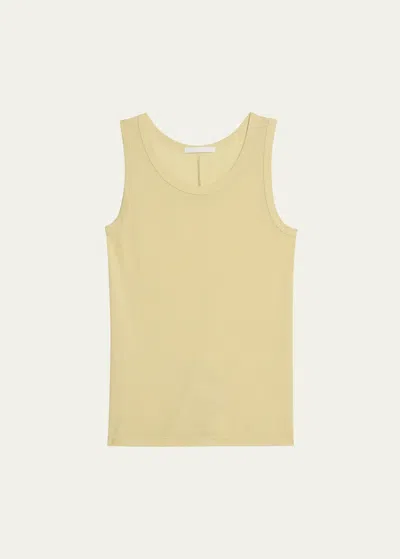 Helmut Lang Classic Tank Top In Yellow