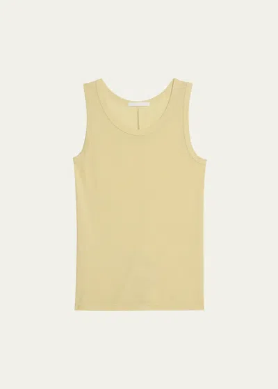 Helmut Lang Classic Tank Top In Butter