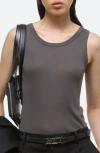 Helmut Lang Classic Tank Top In Graphite