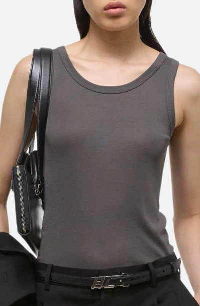 Helmut Lang Classic Tank Top In Graphite