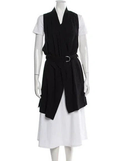 Pre-owned Helmut Lang Coat In Black