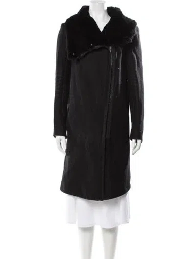 Pre-owned Helmut Lang Coat In Black