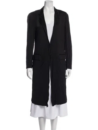 Pre-owned Helmut Lang Coat In Black