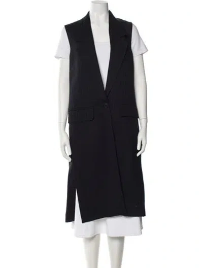 Pre-owned Helmut Lang Coat In Blue
