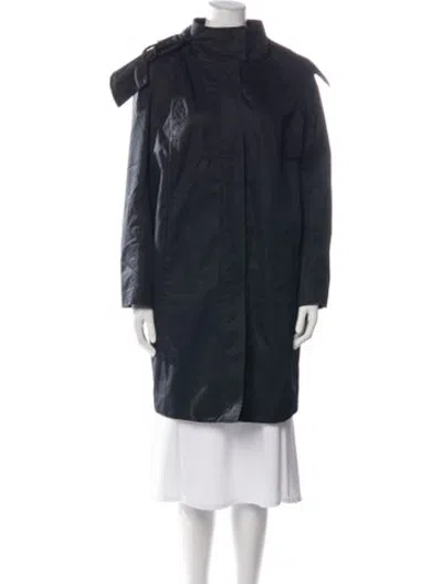 Pre-owned Helmut Lang Coat In Blue