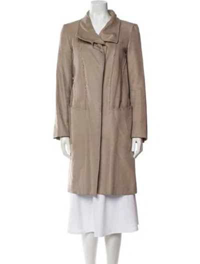 Pre-owned Helmut Lang Coat In Neutral