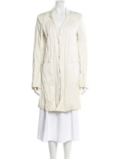 Pre-owned Helmut Lang Coat In Neutral