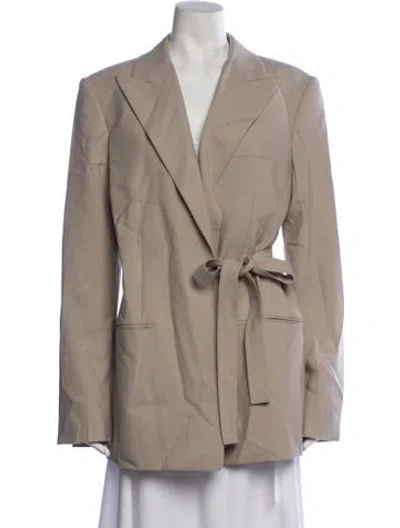 Pre-owned Helmut Lang Coat In Neutrals