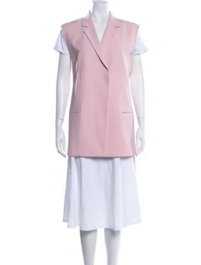 Pre-owned Helmut Lang Coat In Pink