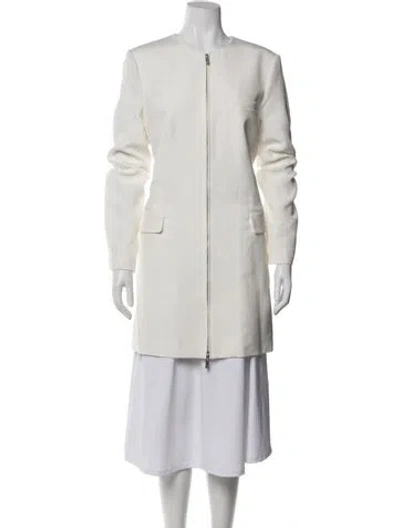 Pre-owned Helmut Lang Coat W/ Tags In White