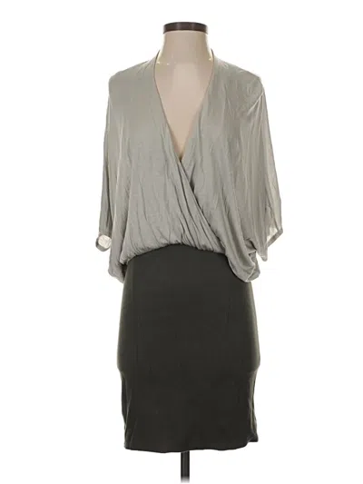 Pre-owned Helmut Lang Cocktail Dress In Gray