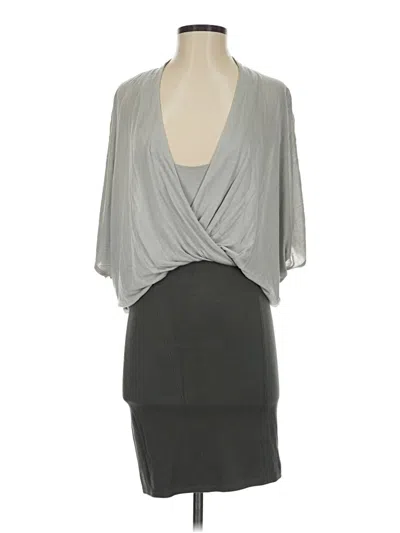 Pre-owned Helmut Lang Cocktail Dress In Gray