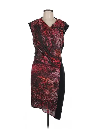 Pre-owned Helmut Lang Cocktail Dress In Red