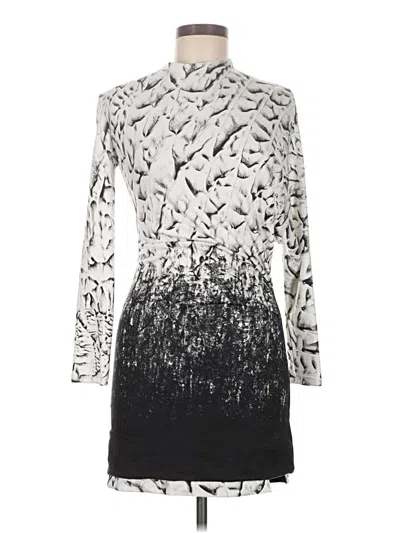Pre-owned Helmut Lang Cocktail Dress In Silver