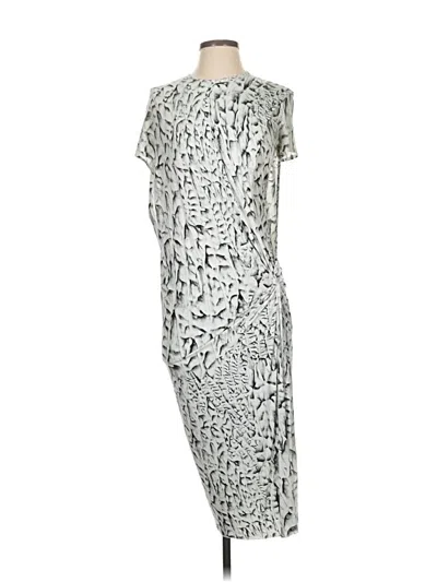Pre-owned Helmut Lang Cocktail Dress In Silver