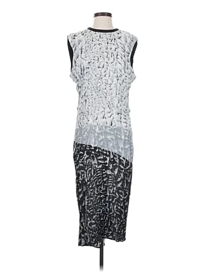 Pre-owned Helmut Lang Cocktail Dress In Silver
