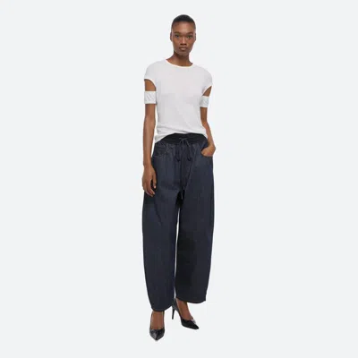 Helmut Lang Cocoon Pull-on Jeans In Raw Indigo