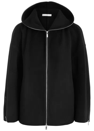 Helmut Lang Cocoon Wool Jacket In Black