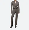 Helmut Lang Combo Suit Shirt In Light Brown