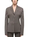 Helmut Lang Combo Suit Shirt In Light Brown