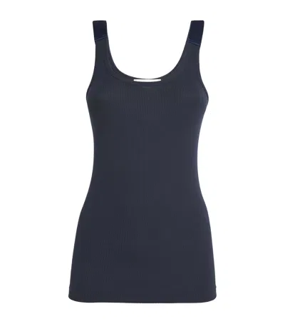 Helmut Lang Compact Tank Top In Navy