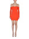 Helmut Lang Contour Rib Knit Mini Dress