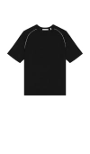 Helmut Lang Contrast Tee In Black