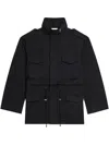 Helmut Lang Convertible Field Jacket In Black