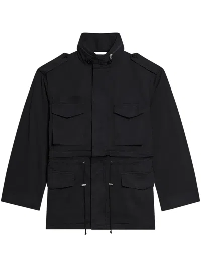 Helmut Lang Convertible Field Jacket In Black