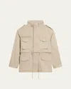 Helmut Lang Convertible Field Jacket In Desert Sand