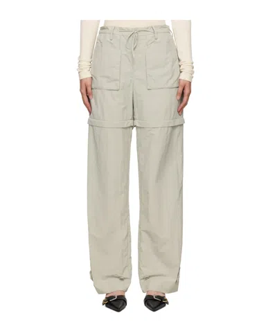 Helmut Lang Convertible Utility Work Pants In Nude
