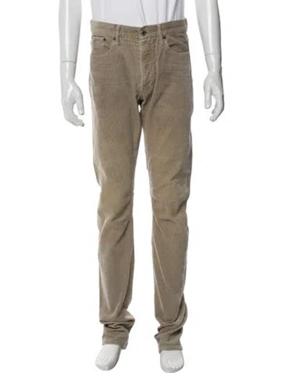 Pre-owned Helmut Lang Corduroy Pants In Neutral