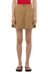 Helmut Lang Trench Pull-on Short In Brown
