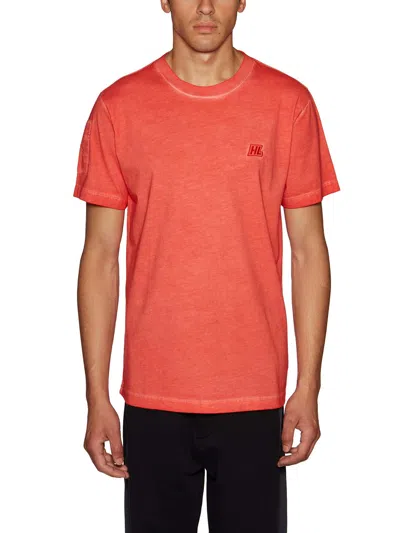 Helmut Lang Cotton Military T-shirt In Pink