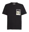Helmut Lang Overpass Postcard Tee In Black