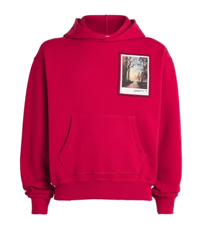 Helmut Lang Cotton Postcard T-shirt In Red