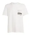 Helmut Lang Skyline Postcard Tee In White