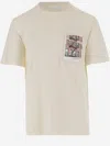 Helmut Lang Postcard Building Graphic Print T-shirt In White