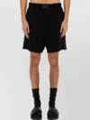 Helmut Lang Cotton Shorts With Back Pockets And Elastic Waistband
