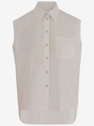 Helmut Lang "apex Tail" Shirt In White